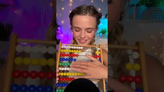 #asmr New Tingly Trigger 🌈😴 #abacus #asmrsounds #asmrtriggers #asmrforsleep #relaxing