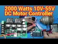 Download Lagu 2000 Watts 10V-55V Reversible Stepless Speed Controller With Digital Meter , Heavy DC Motors