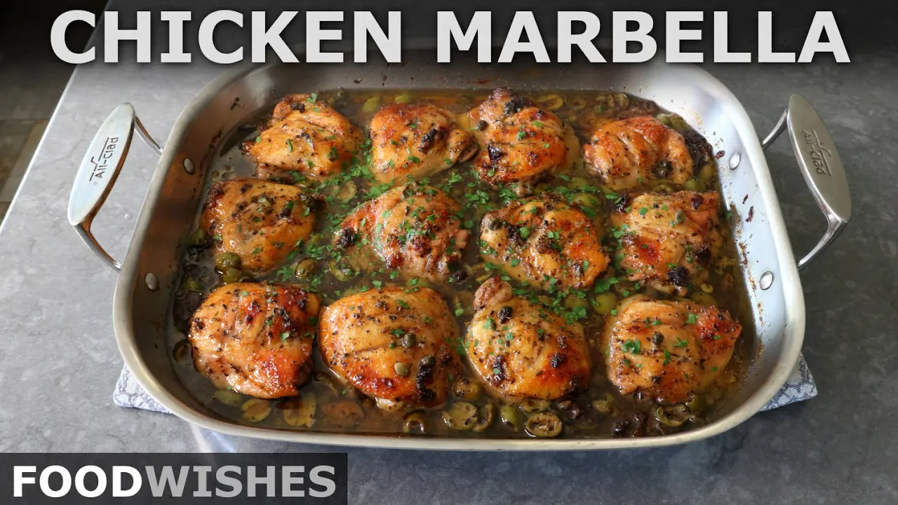 Chicken Marbella   Food Wishes