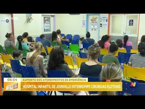 Emergência médica: Hospital Infantil de Joinville interrompe cirurgias programadas