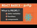What is Props in React React Props explained in Tamil React JS Beginner series Tamil