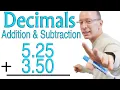 Adding and Subtracting Decimals Decimal Arithmetic Learning Fun Show