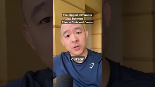 The biggest difference between Claude Code and Cursor