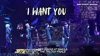  sb19 i want you wakas at simula the trilogy finale concert