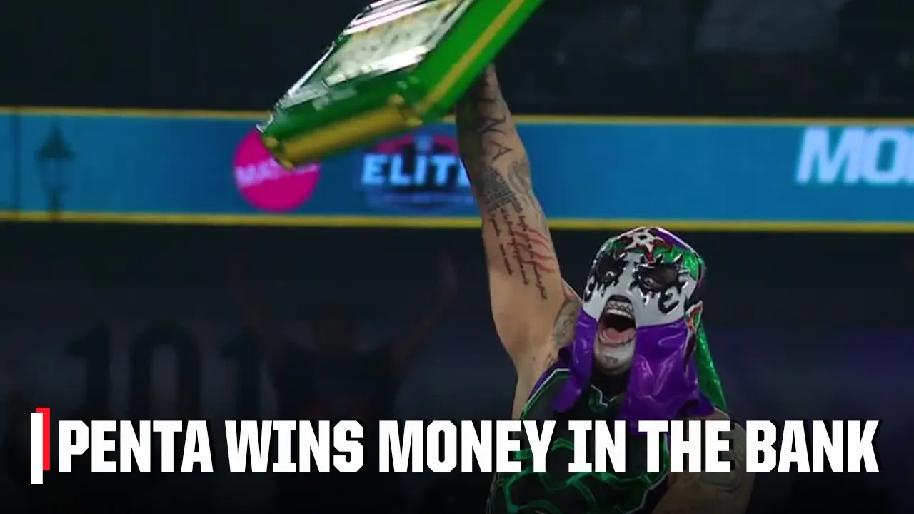 Penta wins MITB 💰| Money in the Bank Highlights | WWE on ESPN