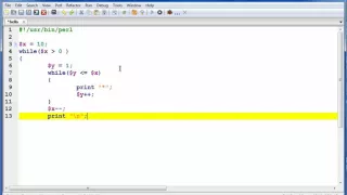 perl tutorial NO 29 nested loop