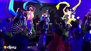 short youngest dj getting everyone epic with his dance hit record