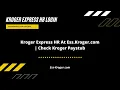 Kroger Express HR Login At Ess kroger com - Check Your Kroger Paystub