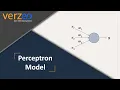 Perceptron Model of Deep Learning or Machine Learning Verzeo
