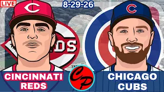 CINCINNATI REDS vs CHICAGO CUBS MLB BASEBALL GAME 136 LIVE PLAY-BY-PLAY REACTION