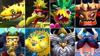 Donkey Kong Country Tropical Freeze Returns All Bosses Cutscenes No Damage 