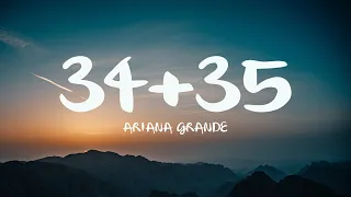 Download Ariana Grande - 34+35 (Mix Lyrics) MP3