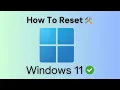 How To Factory Reset Windows 11 Super Easy Guide