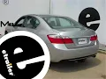 etrailer How to Install Curt Trailer Hitch Receiver on your 2014 Honda Accord