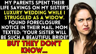 My Parents Spent Their Life Savings on My Sister's Luxury Wedding While I Struggled as a Widow