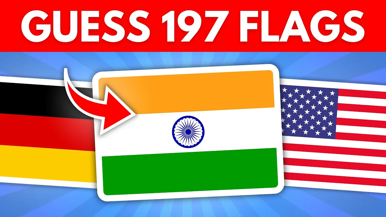 Guess All the 197 Flags of the World! | Guess the Flag Quiz