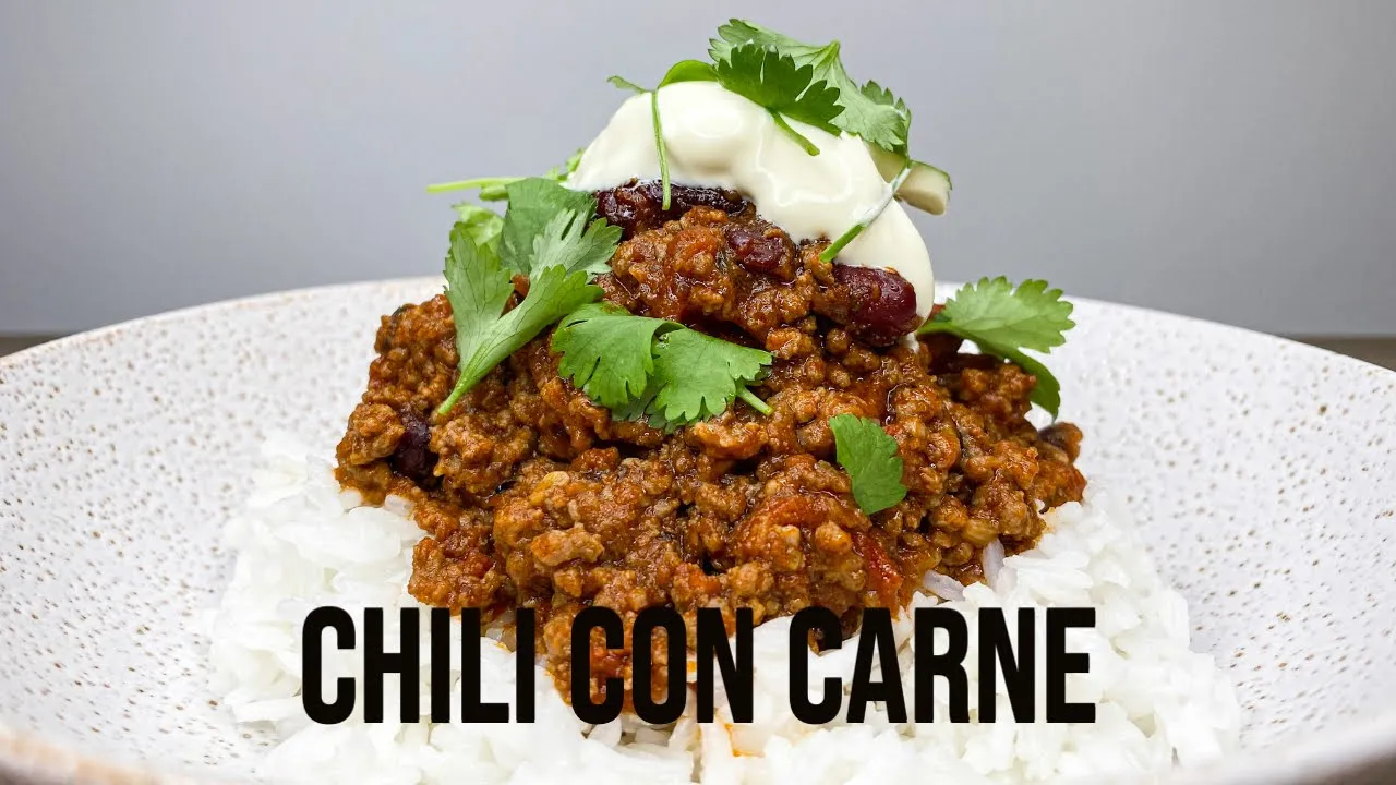 Chili con carne uunipadassa