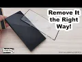How to Remove a Tempered Glass Screen Protector Safely