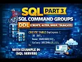 Part 3 DDL Commands in SQL Server CREATE ALTER DROP TRUNCATE