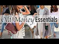 16 Old Money Clothing ESSENTIALS Capsule Wardrobe for a Classic Style
