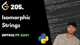 Isomorphic Strings LeetCode 205 Theory Python