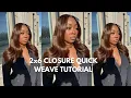2x6 CLOSURE QUICK WEAVE TUTORIAL CHESTNUT CUSTOM COLOR