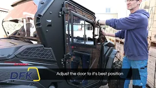HARDCABS how to adjust door