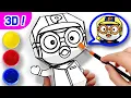 Pelajari cara mewarnai l Pewarnaan Pororo l Pendidikan seni untuk anak-anak