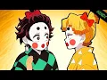 zenitsu Tanjiro and Inosuke female version funny moments in hindi dubbed