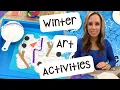 Winter Art Ideas for Preschool Pre-k and Kindergarten