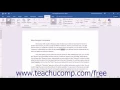 Word 2016 Tutorial Using the Thesaurus Microsoft Training
