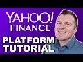 How to Use Yahoo Finance - Best Stock Graphs