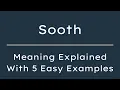 What Does Sooth Mean Sooth Meaning in English With 5 Example Sentences