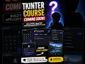 Tkinter Course Coming Soon Learn Python GUI Development from Scratch