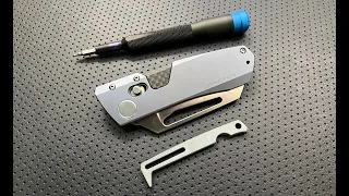 How to disassemble and maintain the WinterBlade Factor Pocketknife