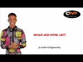 What are HTML Lists codewithpunchy