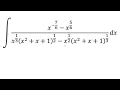 CP 257 Challenging Problem on INDEFINITE INTEGRATION JEE Main Advanced IML