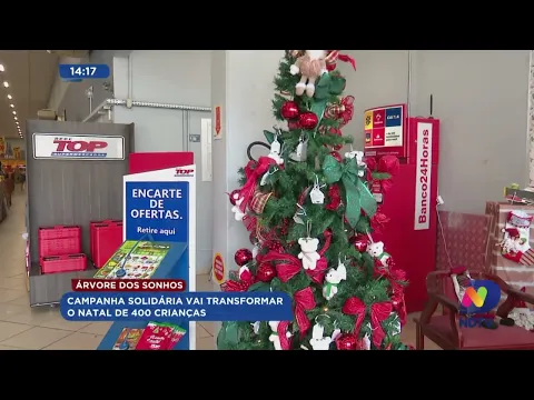 Árvore dos Sonhos: campanha solidária vai transformar o natal de 400 crianças