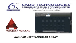 AutoCAD - RECTANGULAR ARRAY