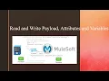 Mulesoft Tutorials Read Write payload attributes variables Mulesoft Basics NetBook P08