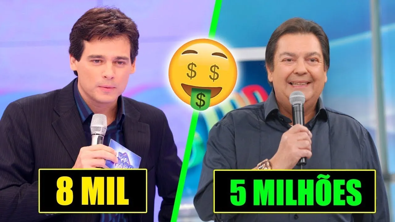 OS SALÁRIOS DOS FAMOSOS DA TV!
