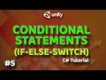 Conditional Statements in C If Else Switch in Unity Tutorial PART-5 Game Development HINDI