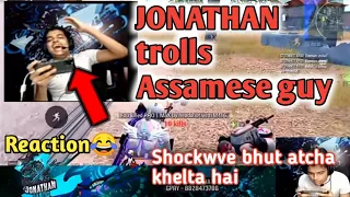 jonathan meet random assamese guy funny voice chat funny pubg mobile