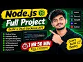 Node js Complete Project Build a Real Backend API from Scratch