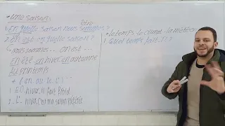 شرح الدرس الاول الوحده التانيه فرنساوى تانيه ثانوى الترم الاول شرح فصول السنه و التعبير عن الطقس 