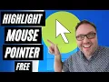 How to Highlight Mouse Pointer Windows 10 Free Mouse Pointer Highlight