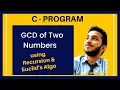 C Program to find GCD of Two Number using Recursion with Flowchart