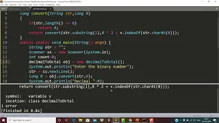 binary and octal to decimal Recursive