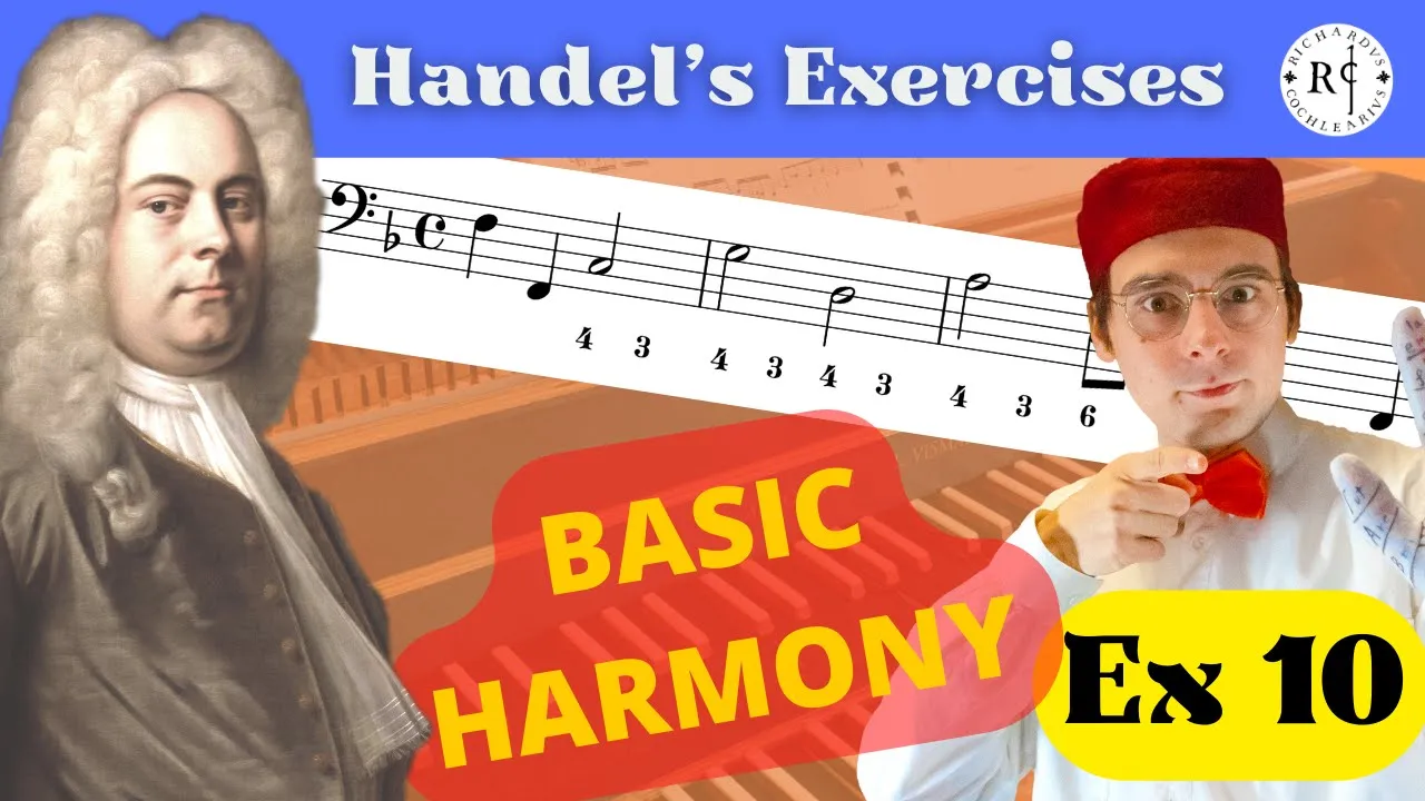 How to use 4-3 Suspension! - Handel's exercise n. 10 #improvisation #harmony #counterpoint