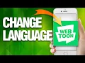 How To Change Language On Webtoon App